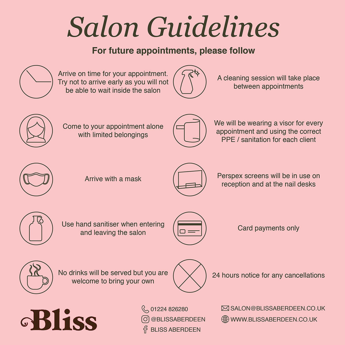 Salon Guidelines